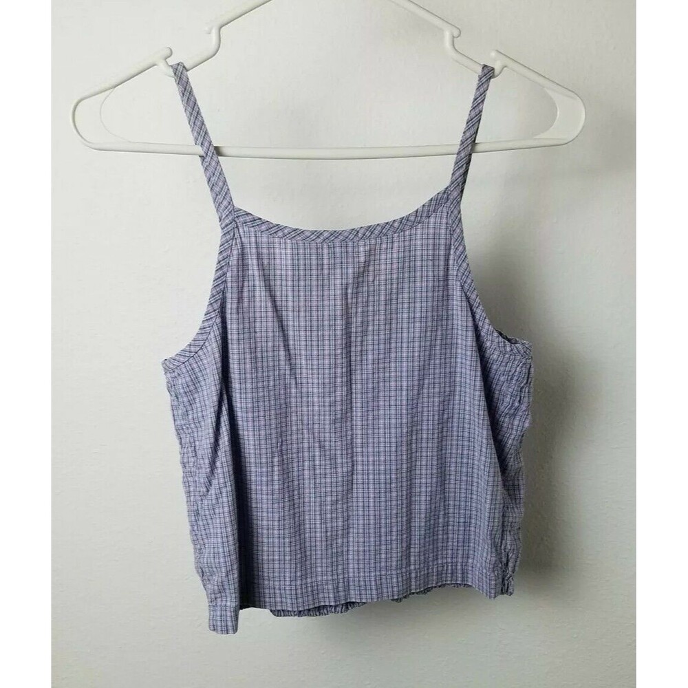 At Last & Co. Girls Large 14 1/2 - 16 1/2 Smocked Tank Top Button Up Vintage Y2K - Picture 4 of 4
